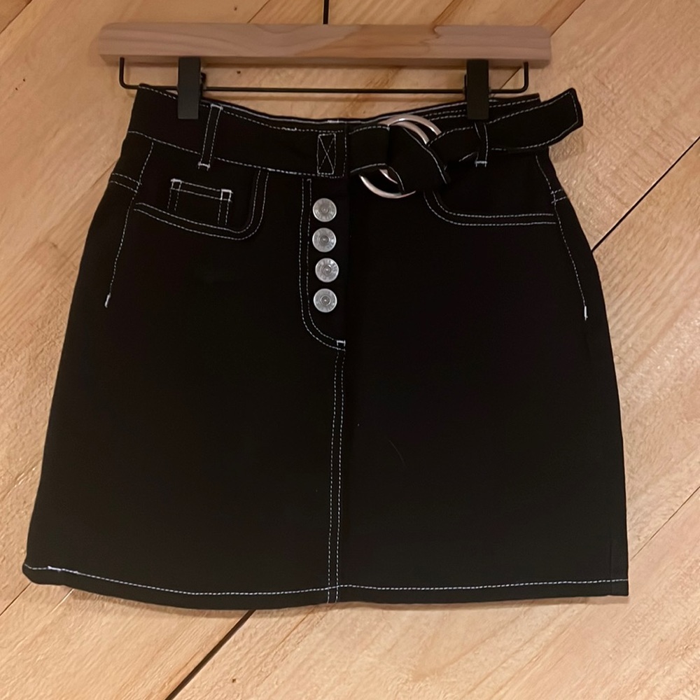 BDG Urban Outfitters Black Denim Mini Skirt - Size XS